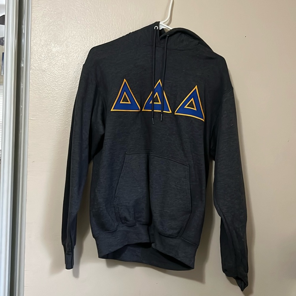 grey delta delta delta (tridelta) hoodie